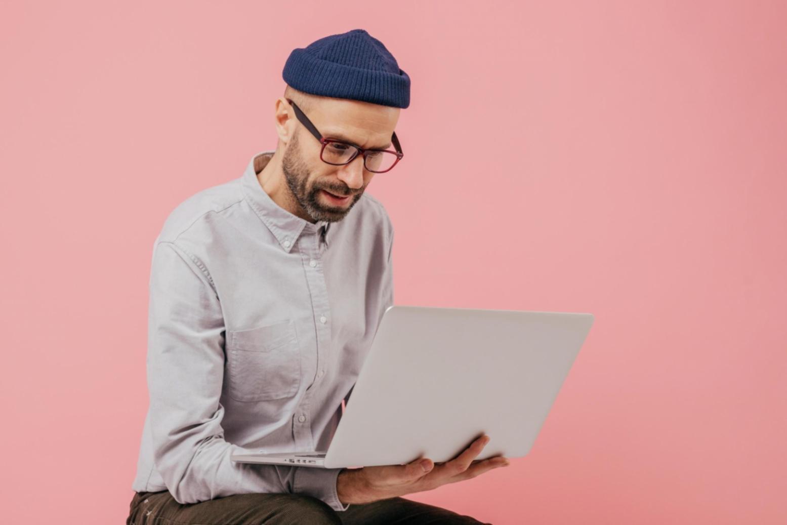 Modern office workspace with blockchain technology displays and collaborative environment